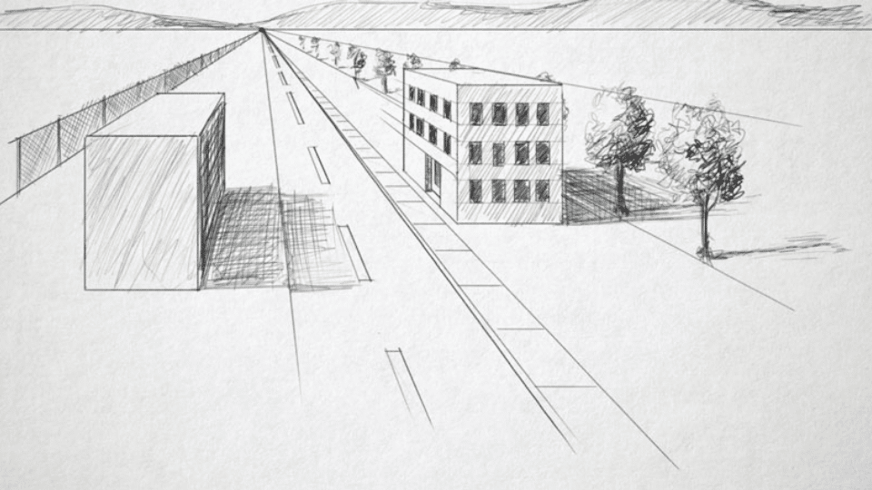 The One Point Perspective the beauty of linear perspective art