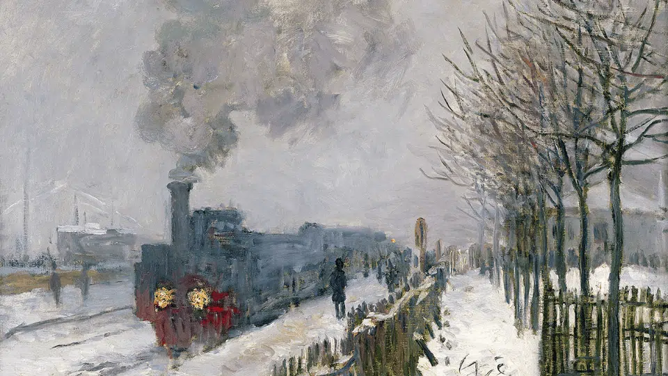 The Train in the Snow