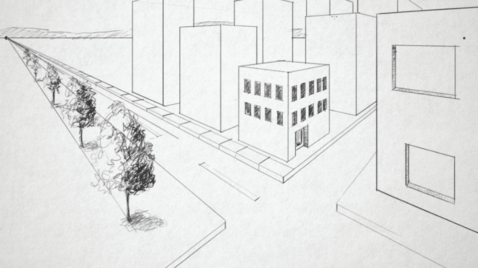 The two Point Perspective the beauty of linear perspective art