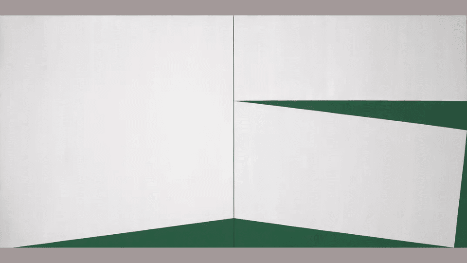 carmen herrera – blanco y verde 1959
