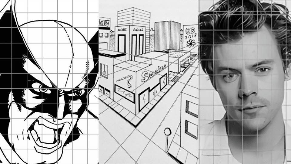 creative grid drawing ideas for every artist