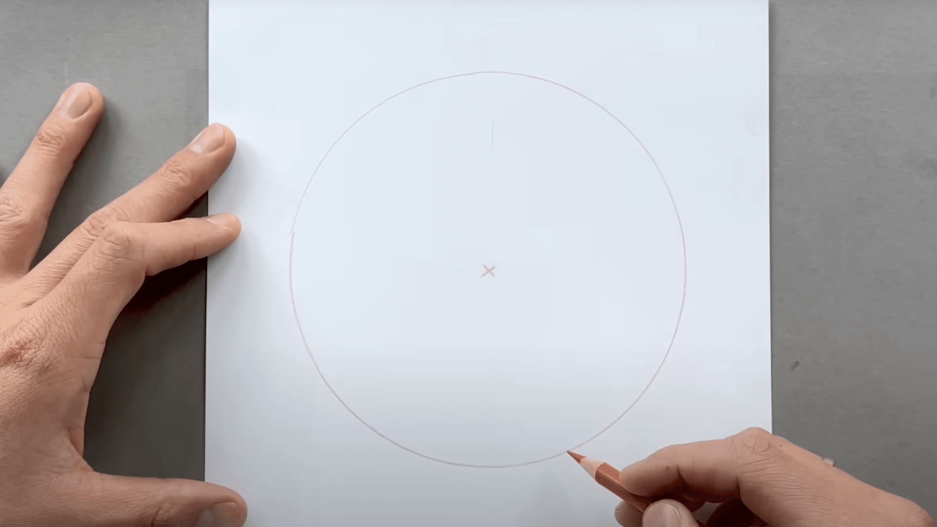 drawing the circle head base