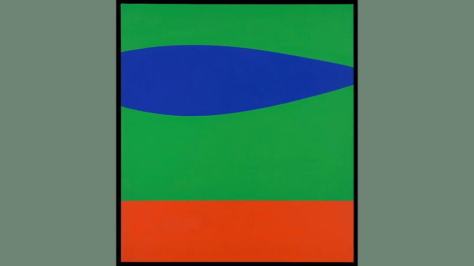 ellsworth kelly blue green red 1963