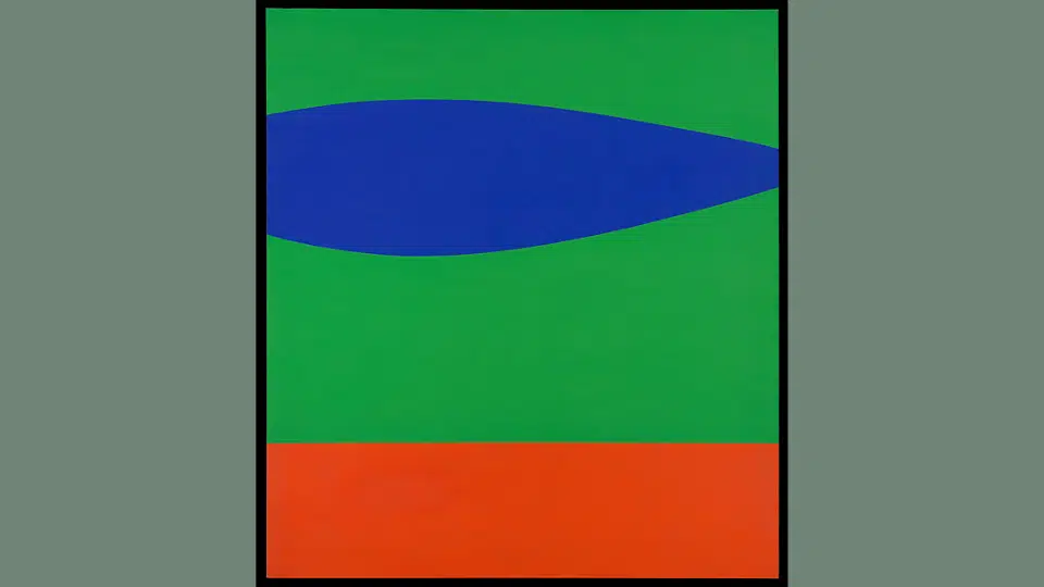 ellsworth kelly blue green red 1963