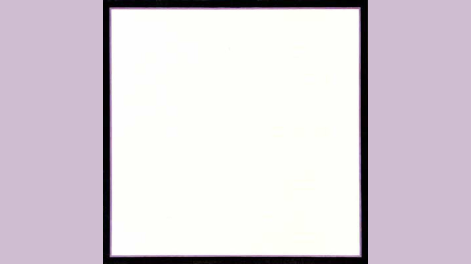 jo baer untitled white square lavender line 1968