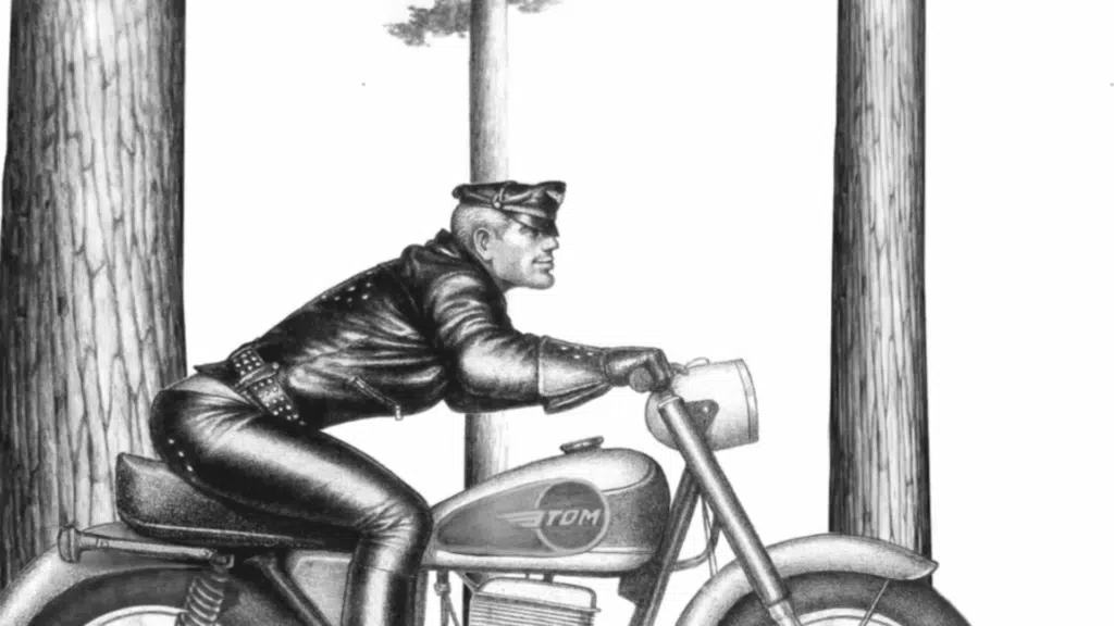 leather motor cycle tom of finland