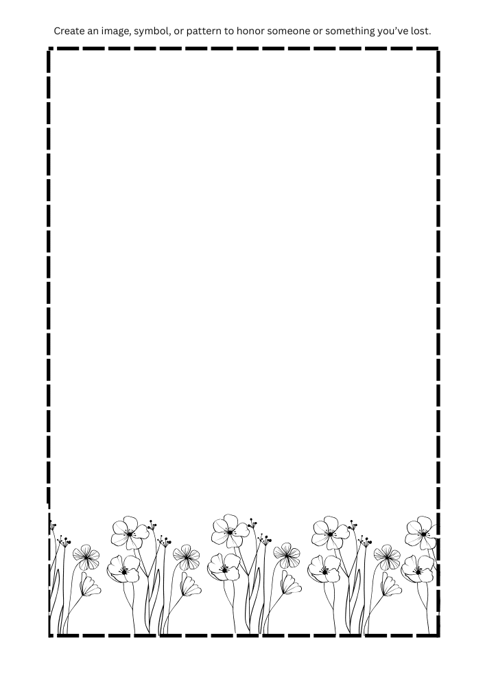 memory frame grief and loss tribute