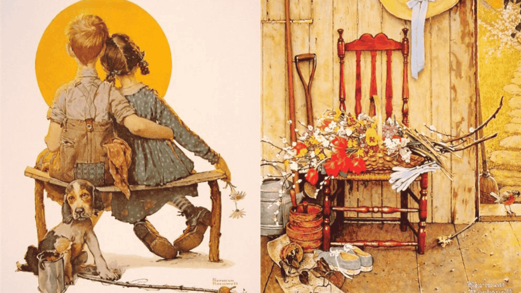 norman rockwell art