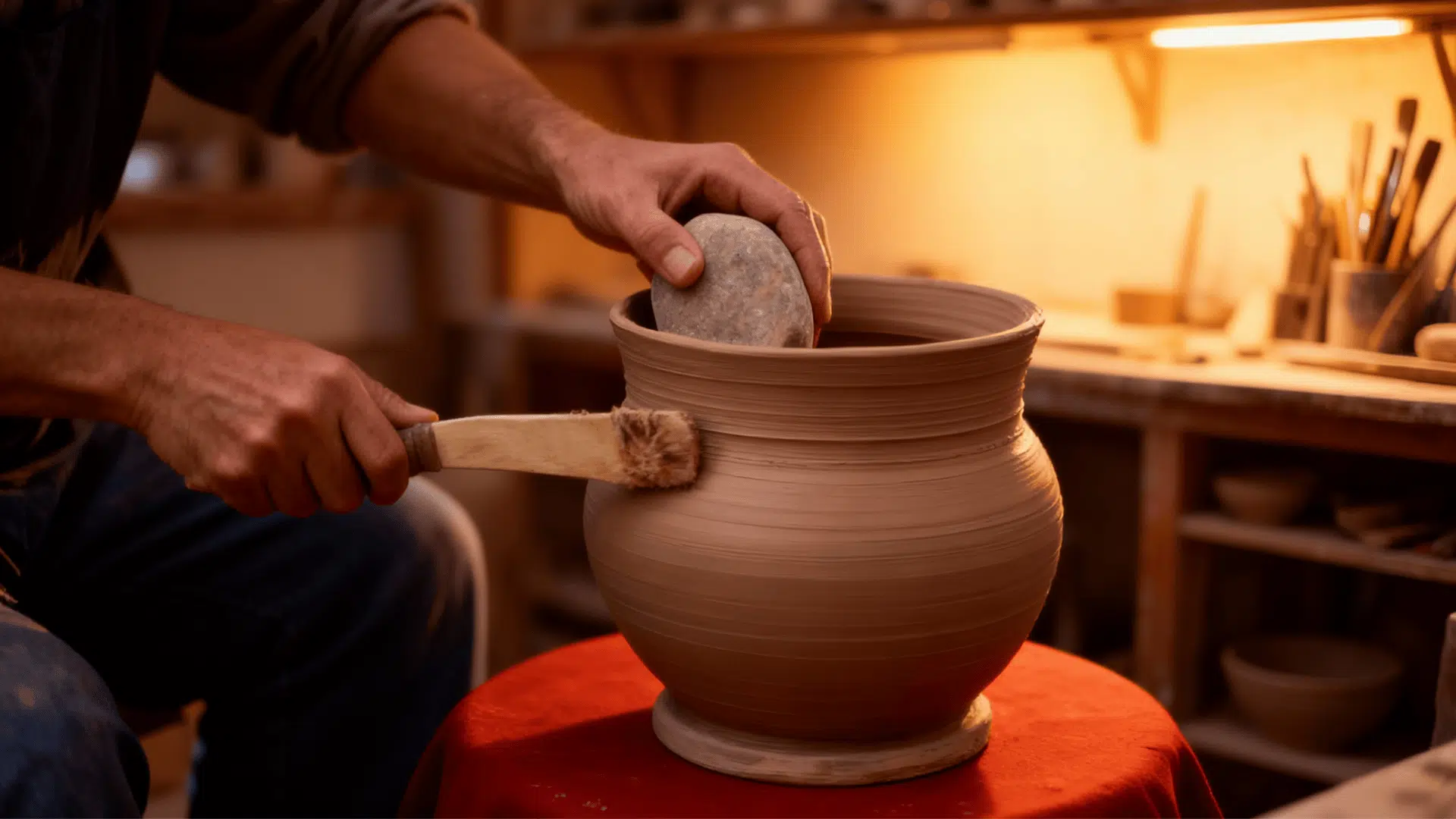 paddle and anvil technique