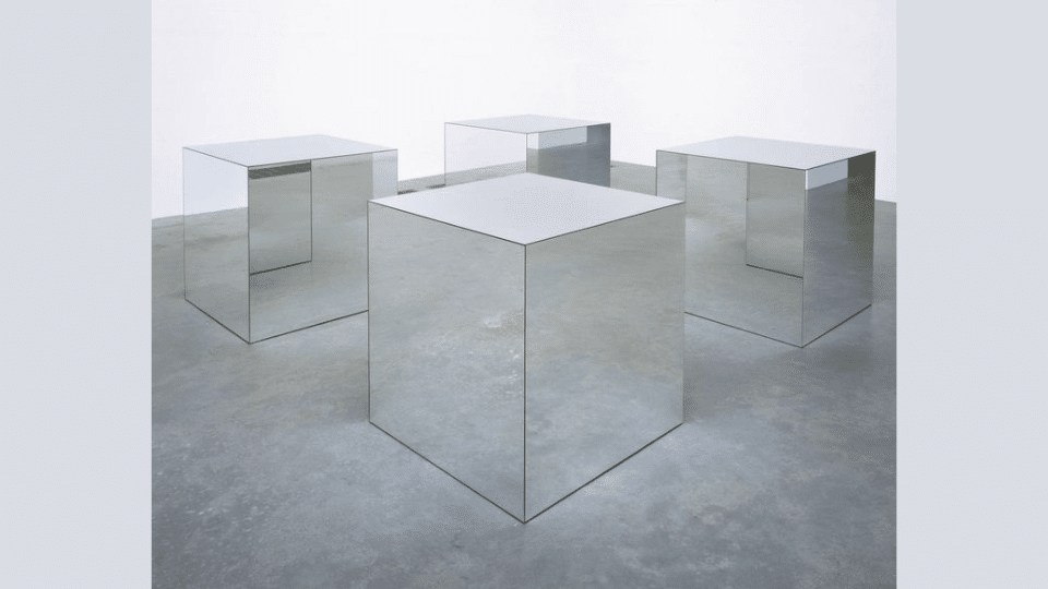 robert morris – untitled mirrored cubes 1965