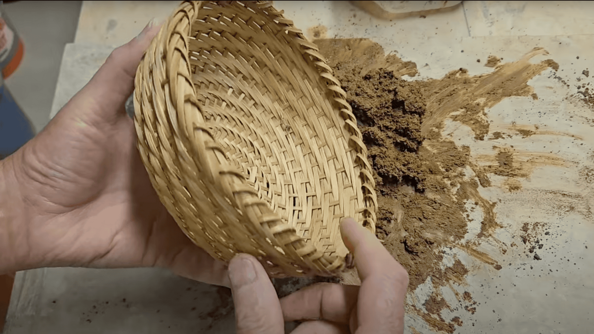 step 2 shape the basket mold