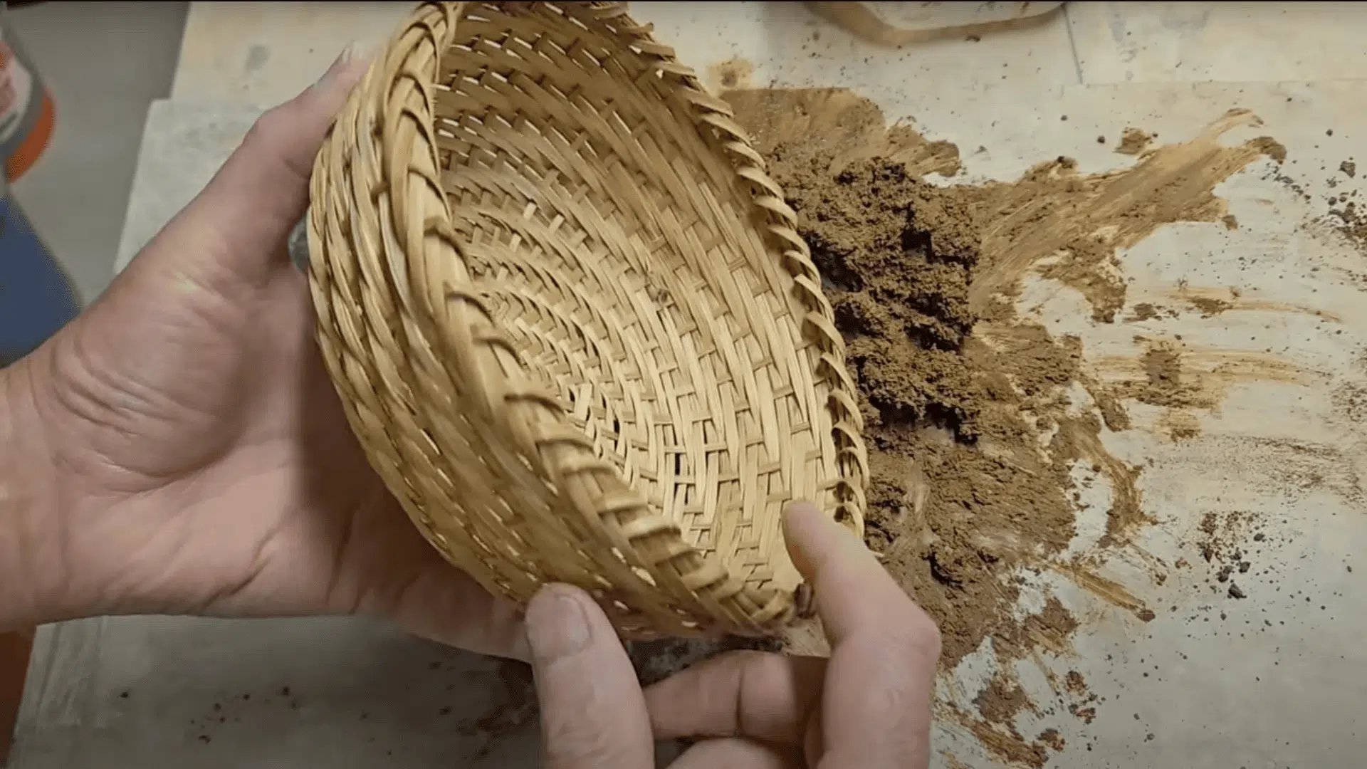 step 2 shape the basket mold