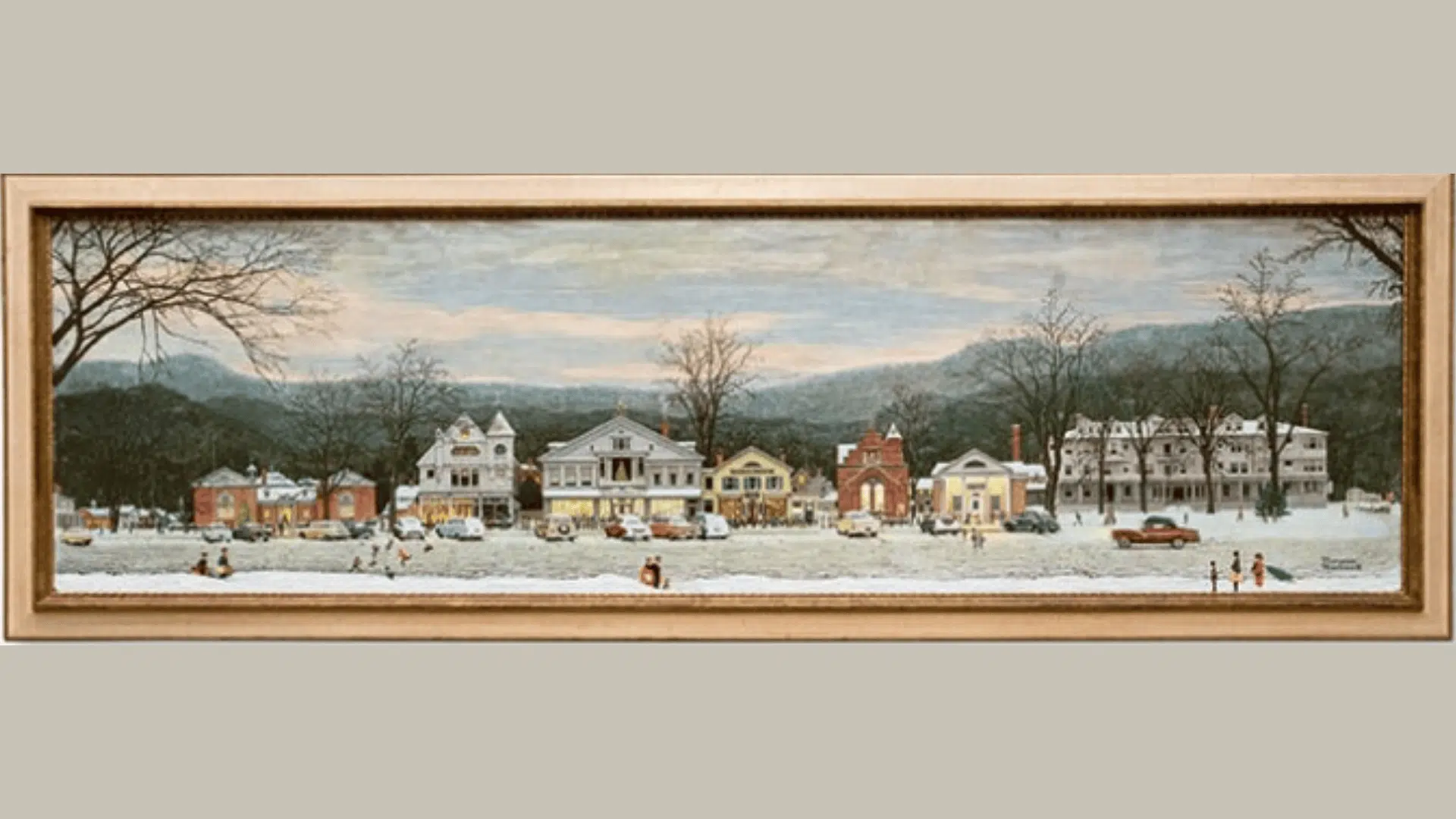 stockbridge main street at christmas