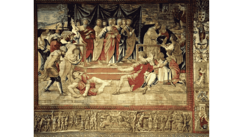 the death of ananias img