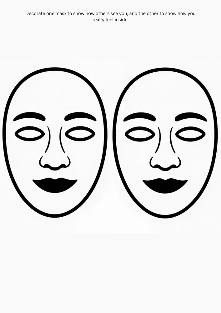 the dual mask inner and outer worlds