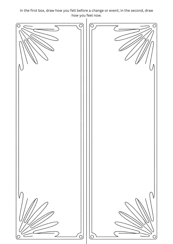 transition reflections before and after