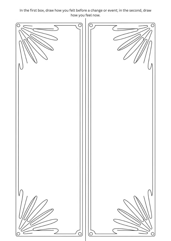 transition reflections before and after