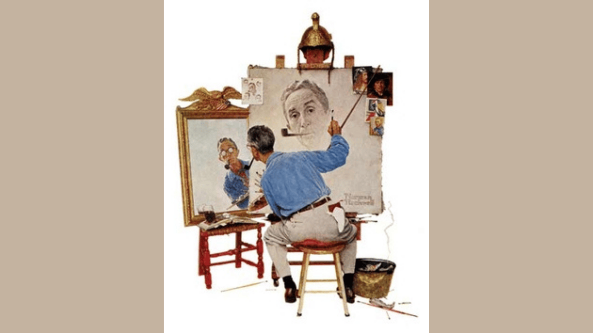 triple self portrait