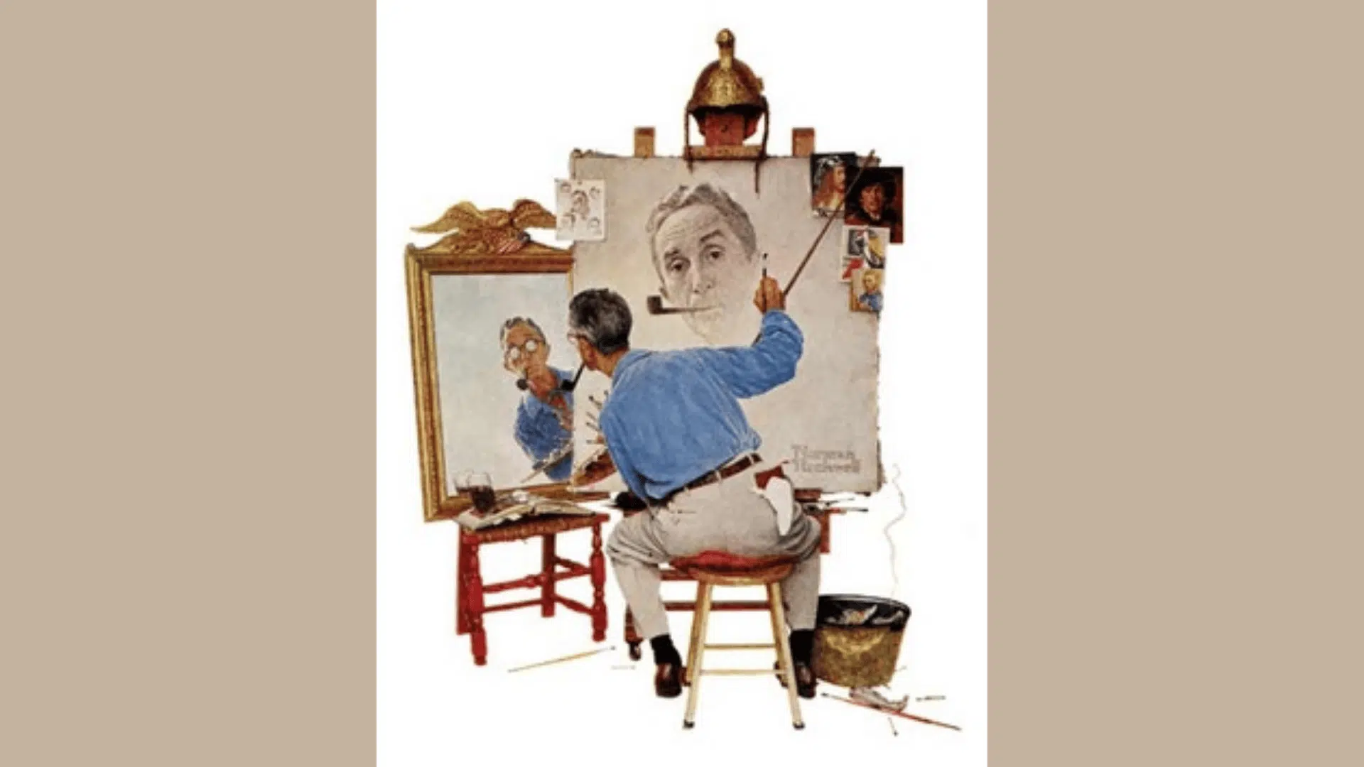 triple self portrait