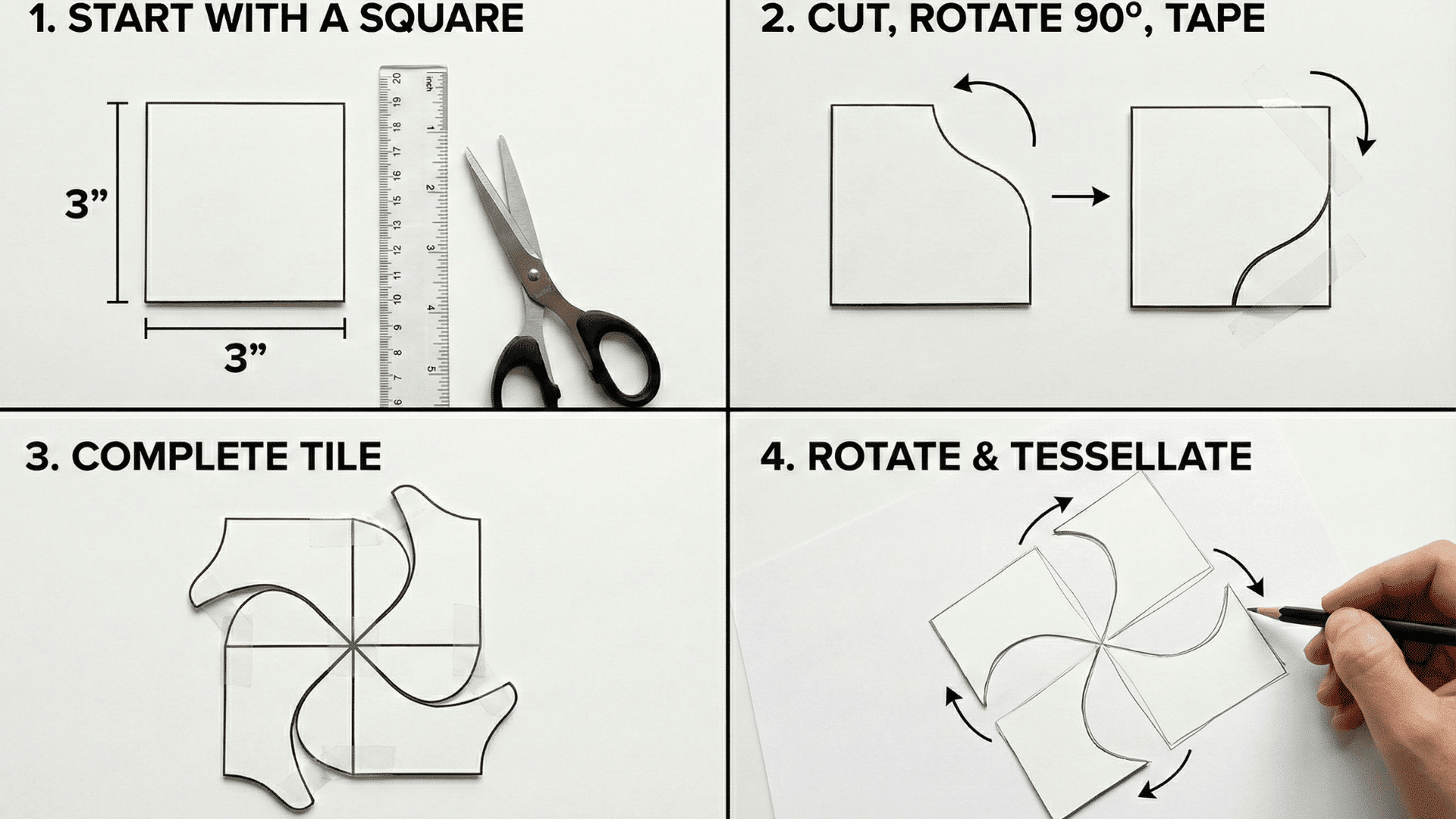 method 2 rotation tessellation