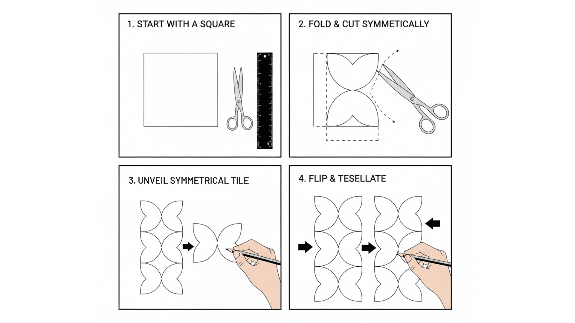 method 3 reflection tessellation