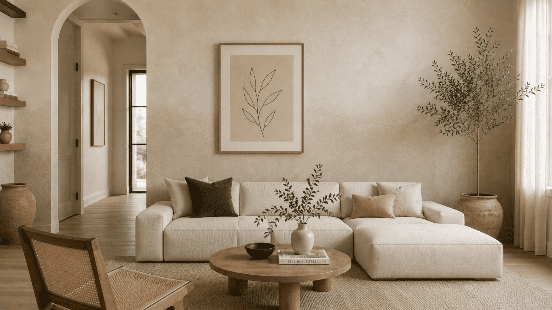 minimalist wall painting techniques