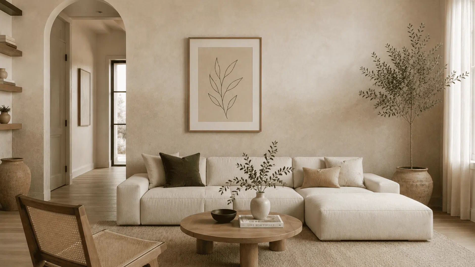 minimalist wall painting techniques