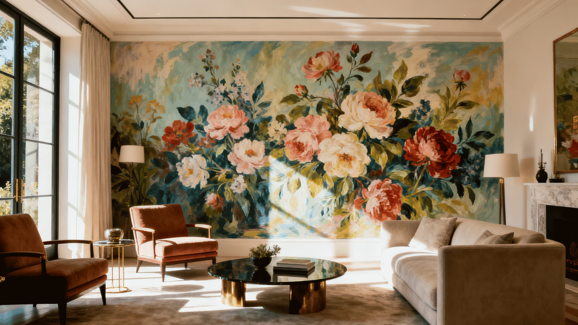 mural wall painting technique