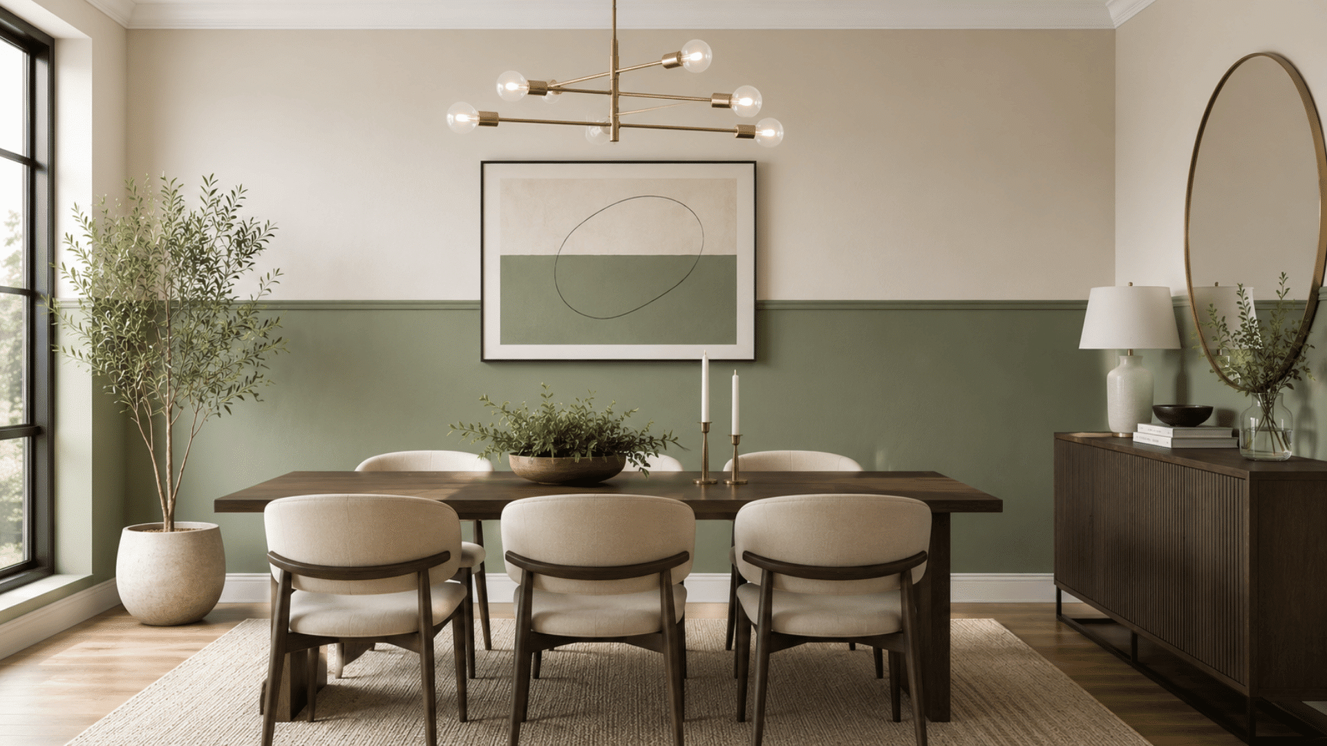 two tone wall painting technique