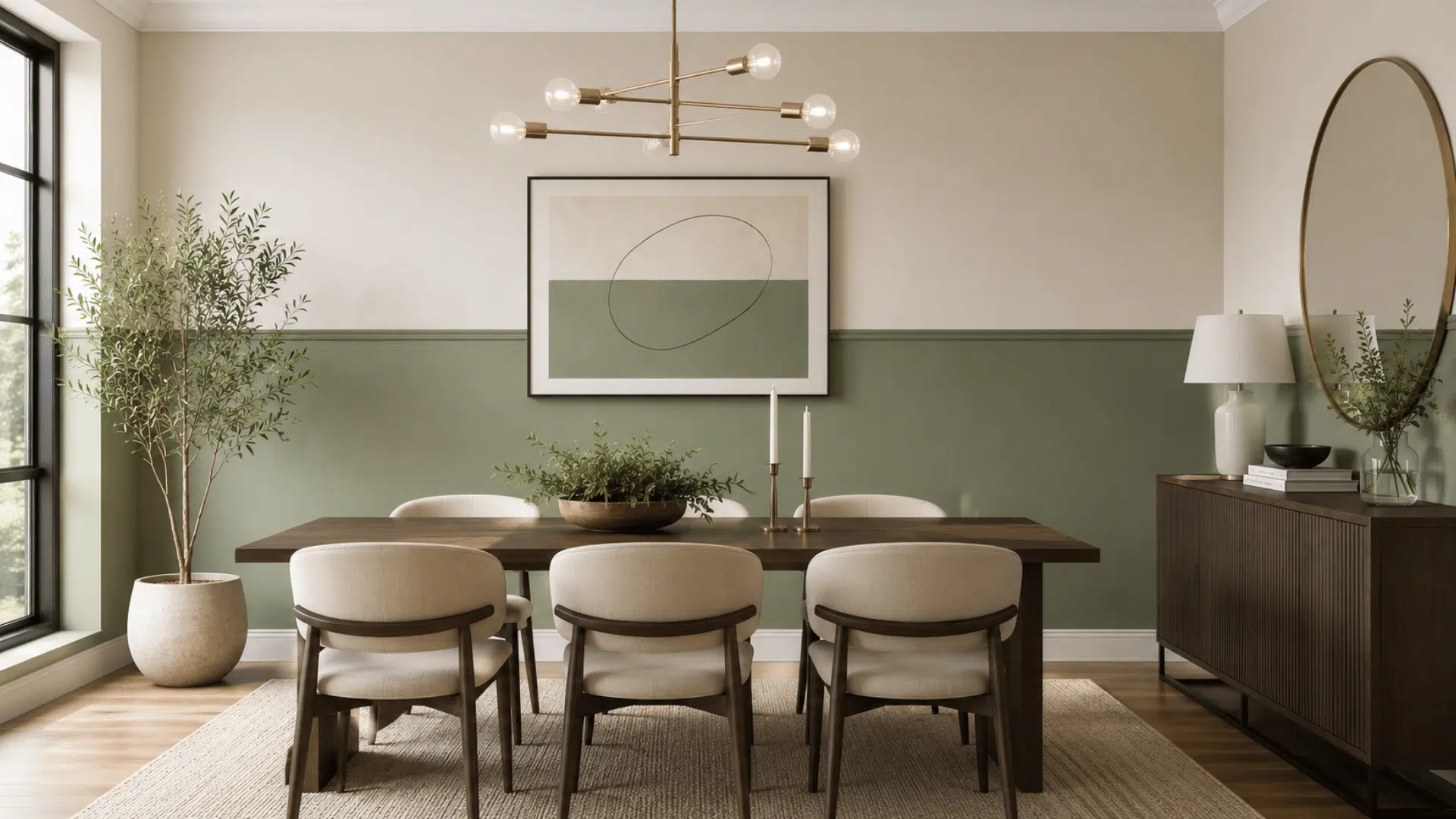 two tone wall painting technique