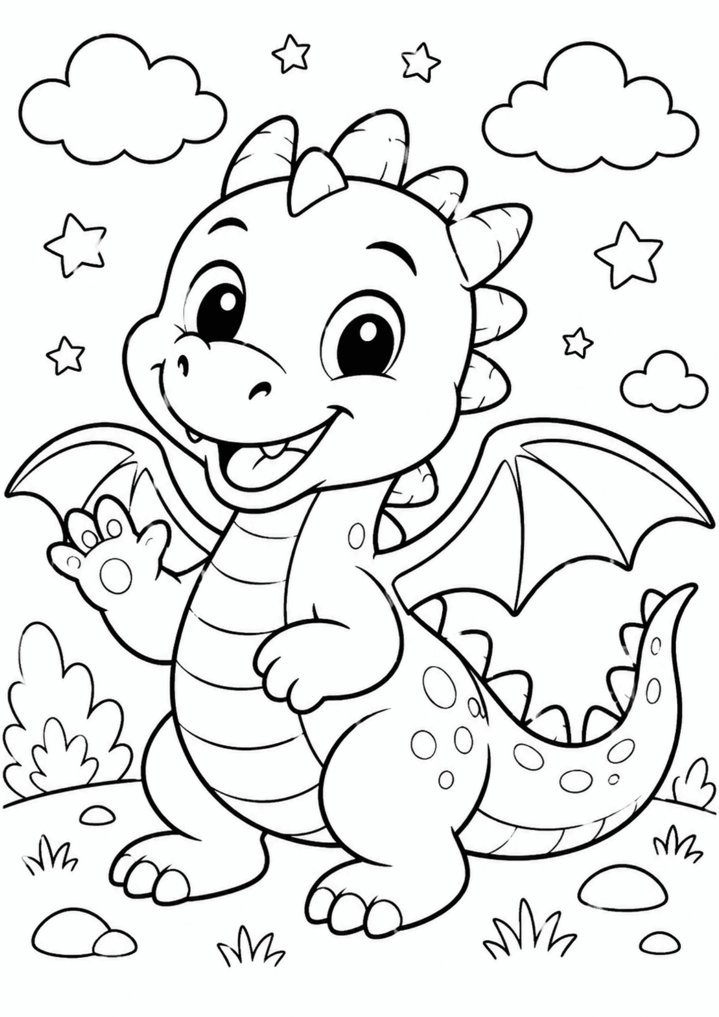 dragon-cartoon-coloring-page