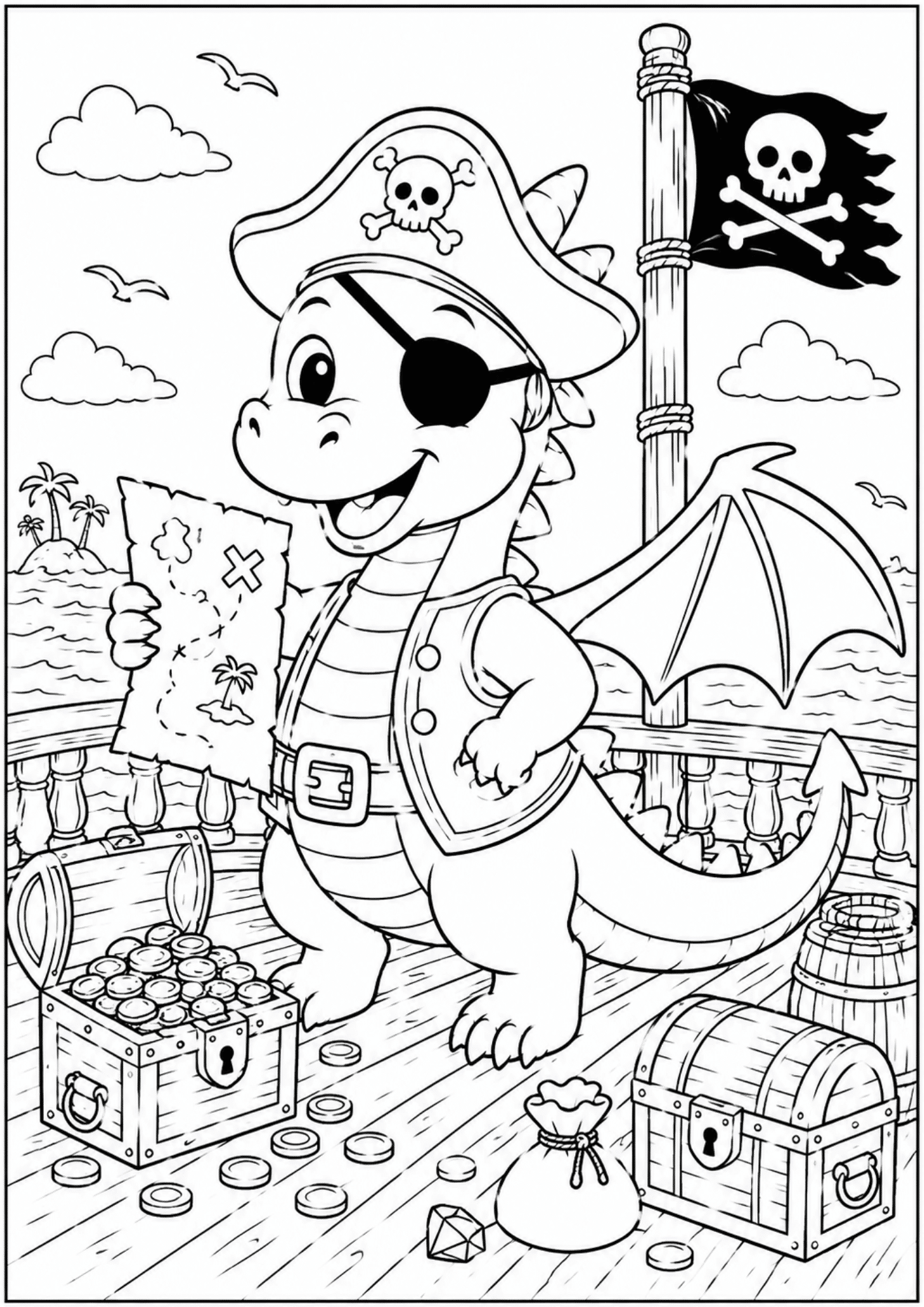 dragon-pirate-coloring-page