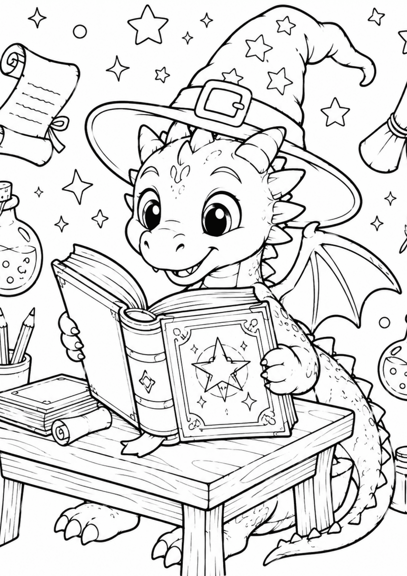 dragon-school-coloring-page
