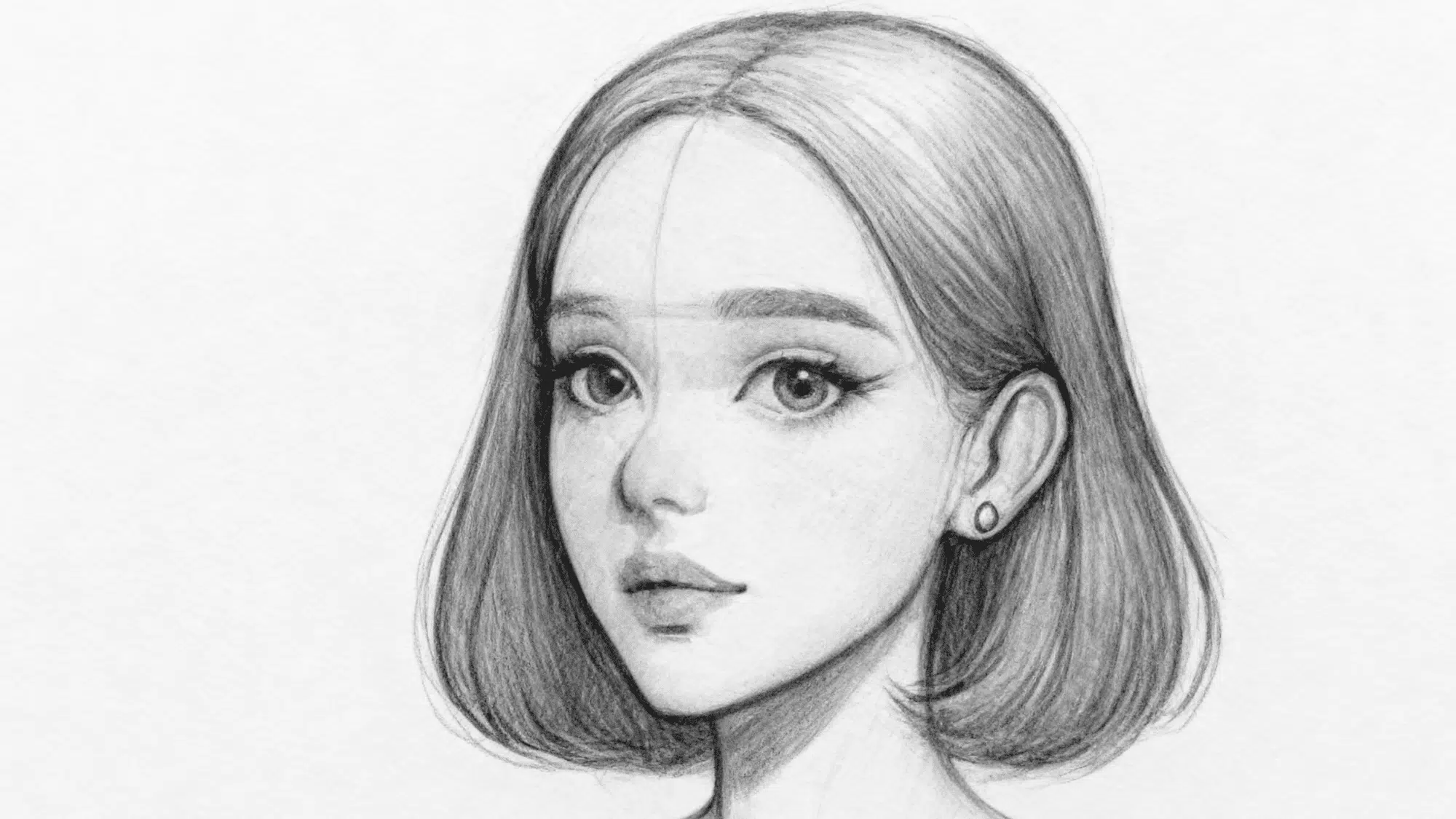 final shading of the human face and adding detailed features