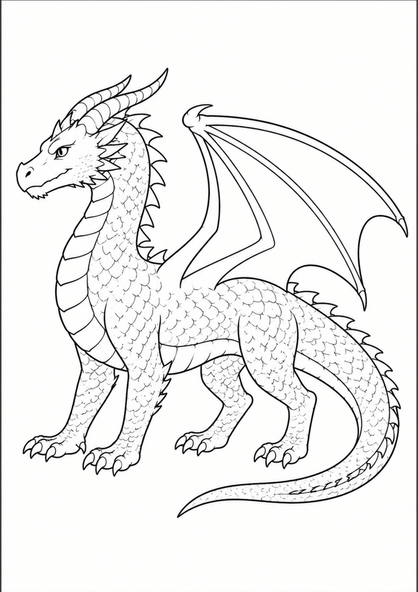realistic-dragon-side-view-coloring-page