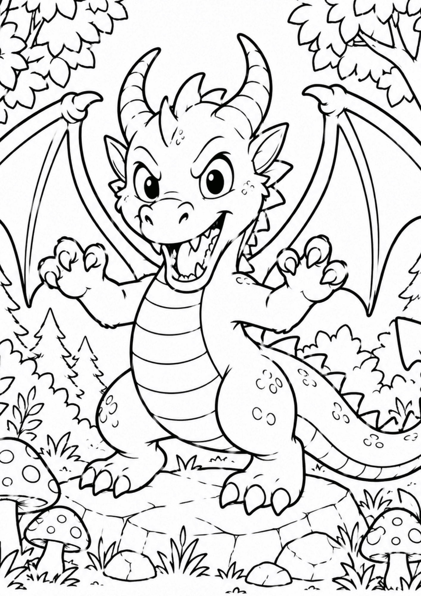 scary-dragon-with-glowing-eyes-coloring-page