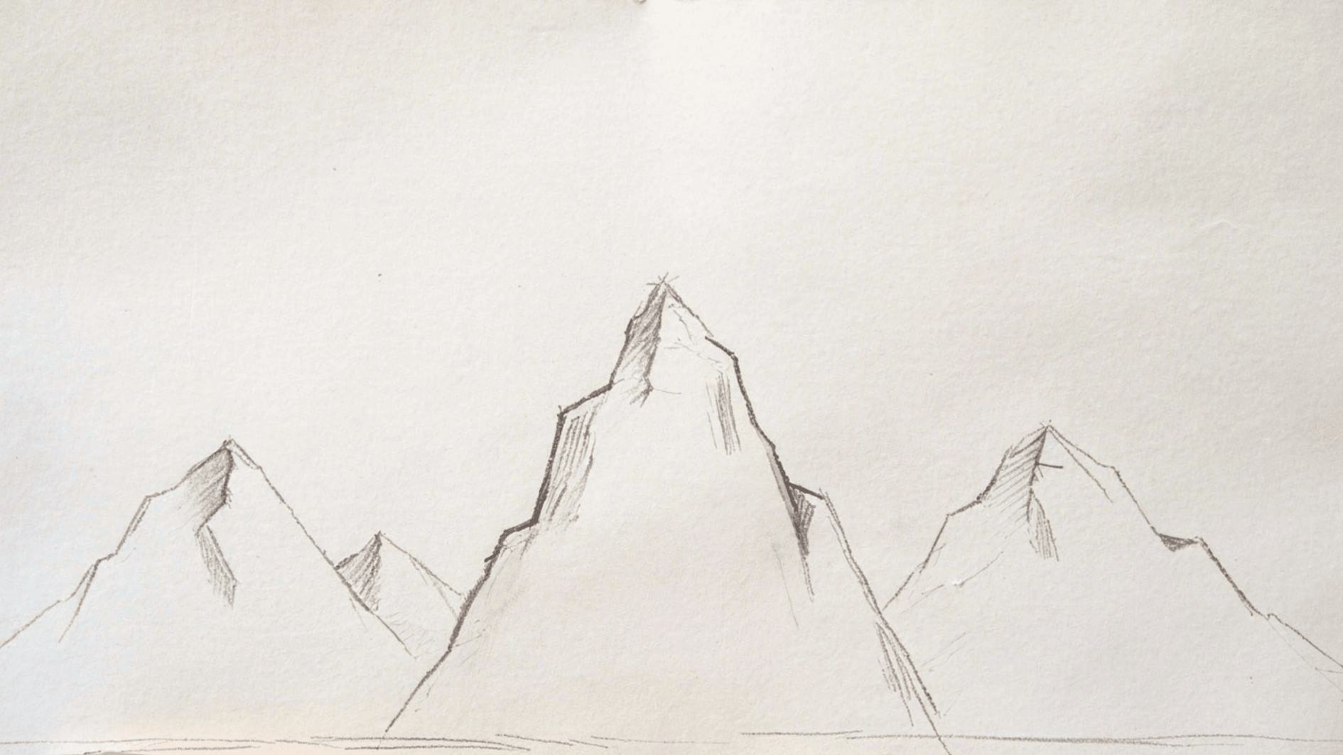 main mountain shape sketch