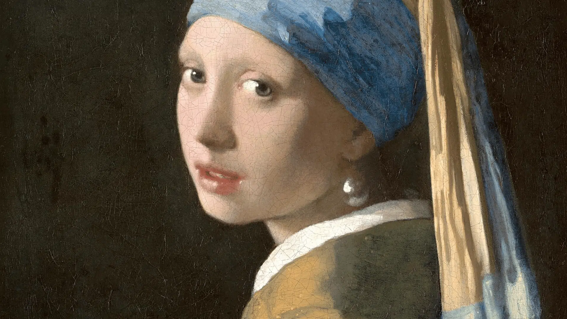 Vermeer's Girl with a Pearl Earring demonstrating color harmony through a limited palette of warm browns, soft yellows, and deep blues.